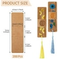 thumbnail image 1 of MERRYHAPY Khaki Paper Bookmark Sleeves for Protection Workmanship 30Pcs, 1 of 4