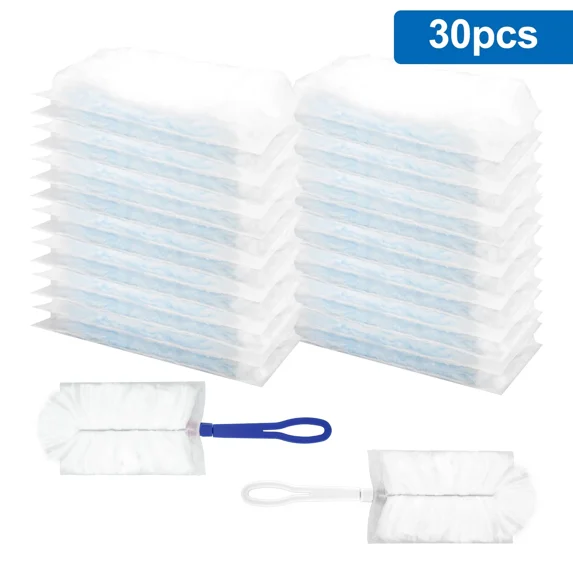 30Pcs Disposable Duster Refills Multi-Surface Hair And Gap Cleaning Replacement