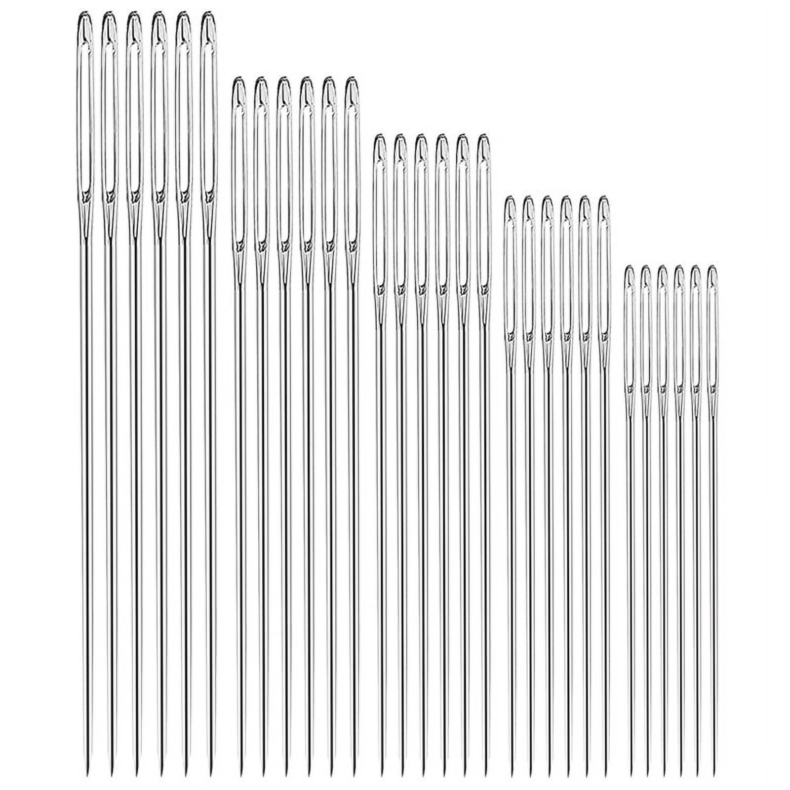 Cross Stitch Needles, Length of eye: 13mm , no. 16, L: 54 mm, with sharp  tip, 25 pc/ 1 pack [HOB-41107] - Packlinq
