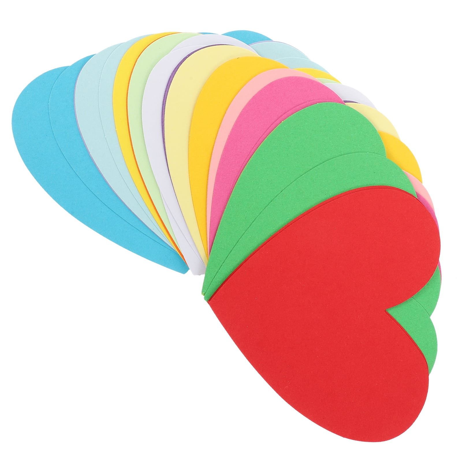 30Pcs Heart Cutouts Decoration Bulletin Board Paper Cutouts Ornament