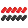 thumbnail image 1 of 30Pcs Heat Shrink End Cap 25mm ID x 50mm L 2.5:1 Ratio Heat Shrink Tubing Caps Lined Sealed Waterproof Black/Red, 1 of 5