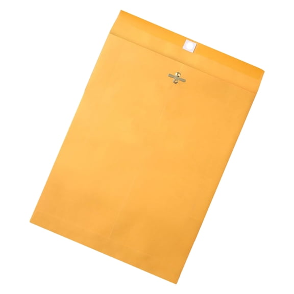 30Pcs Heavy Duty Kraft Envelopes With Metal Clip Document Envelope For Mailing