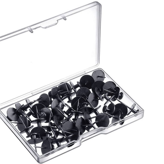 30Pcs I-shape Push Pins Metal Pushpin Map Pin for Bulletin Board DIY Photo Wall, Sewing Pin for Fabric Quilting