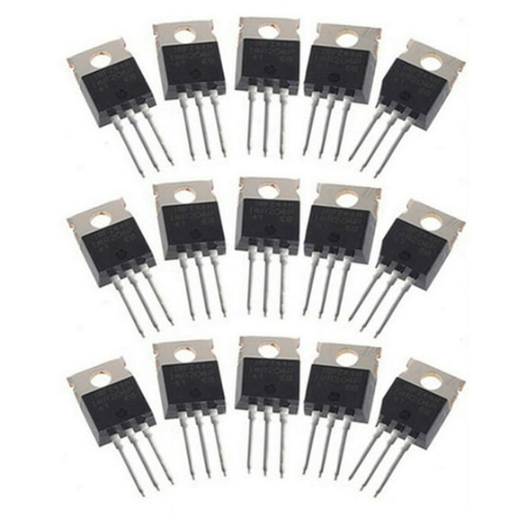 30Pcs IRFZ44N IRFZ44 Power Transistor MOSFET N-Channel 49A Amp 55V,30x IRFZ44N Transistor,black