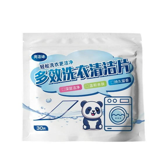 30Pcs Laundry Detergent Sheets Washing Sheet Earth Eco-friendly Space Savin