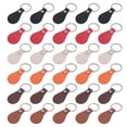 thumbnail image 1 of 30Pcs Leather Keychain PU Key Fobs with Rivets and Ring Sublimation Blanks, 1 of 9