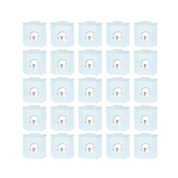 30Pcs M6/M8 T-Slot Nuts Set Carbon Steel Threaded T Sliding Nut Block Fasteners for 40 Series European Standard Aluminum Profile