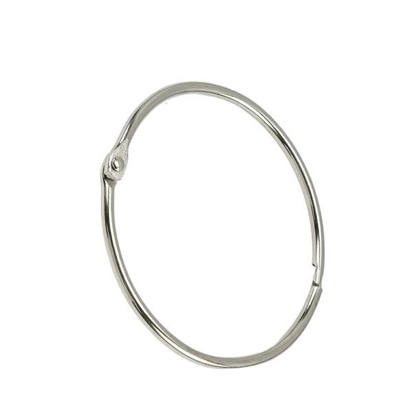 30Pcs Metal Binding Rings for Notebook School Supplies Heavy Duty Binder Rings for Document Organization