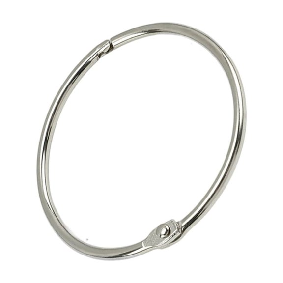 30Pcs Metal Binding Rings for Notebook School Supplies Heavy Duty Binder Rings for Document Organization