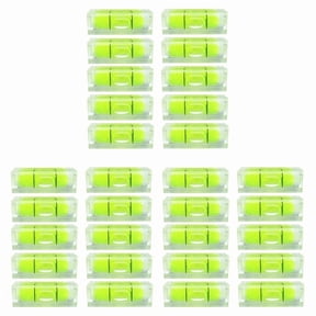30Pcs Mini Bubble Spirit Level 10X10X29mm Square Levels for Wall Frames Art Displays Picture Hanging RV Tripod Measuring
