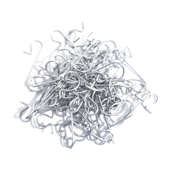 30Pcs Mini S Hook for Hanging, Metal Hanging Hooks S Shaped Iron Wire Hangers, Mini Ornament Storage Hangers, for Christmas Day Decoration, Christmas Socks Hook
