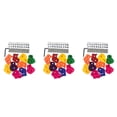 thumbnail image 1 of 30Pcs Mixed Color Plastic Children Kids Rock Climbing Wood Wall Hand Feet Holds Grip Kits with Screws, 1 of 8