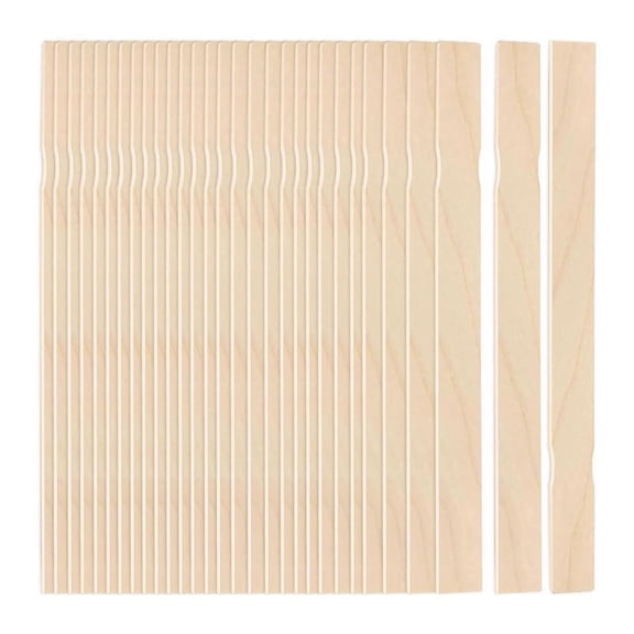 30Pcs Paint Stir Sticks, 12 Inch Wooden Paint Stirrers for Mixing, Paint Sticks for Library Markers or Plant Labels