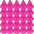 thumbnail image 1 of 30Pcs Pink Triangle Powder Puffs Soft Velour Makeup Sponge for Loose Setting Powder Beauty Tools, 1 of 5