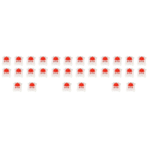 30Pcs Plastic For Cherry Red 3 Pin MX RGB Mechanical Switch Keyboard Replacement