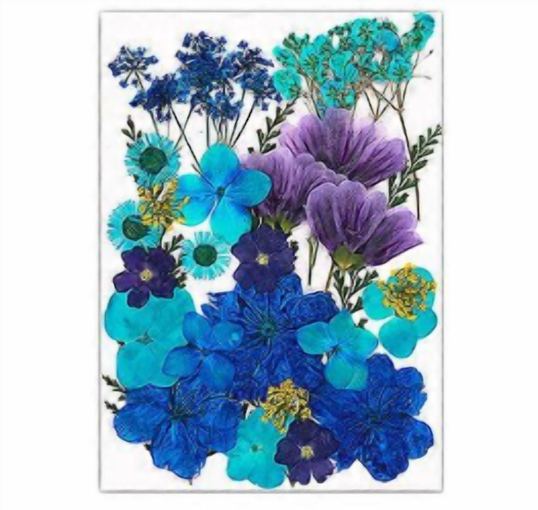 30Pcs Pressed Flower Art Craft Embellishment Supplies For Handmade Bookmarks Candle Jewelry Making Scrapbooking