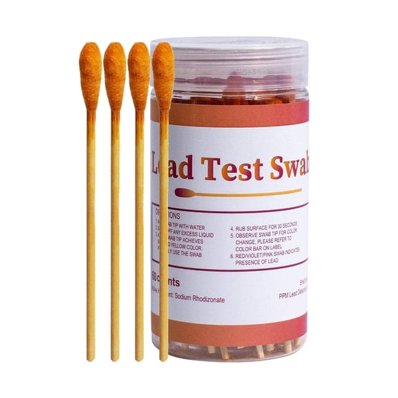 30Pcs Rapid Home Testing Swabs Swabs for Painted Metal Dishes Jewelry Wood
