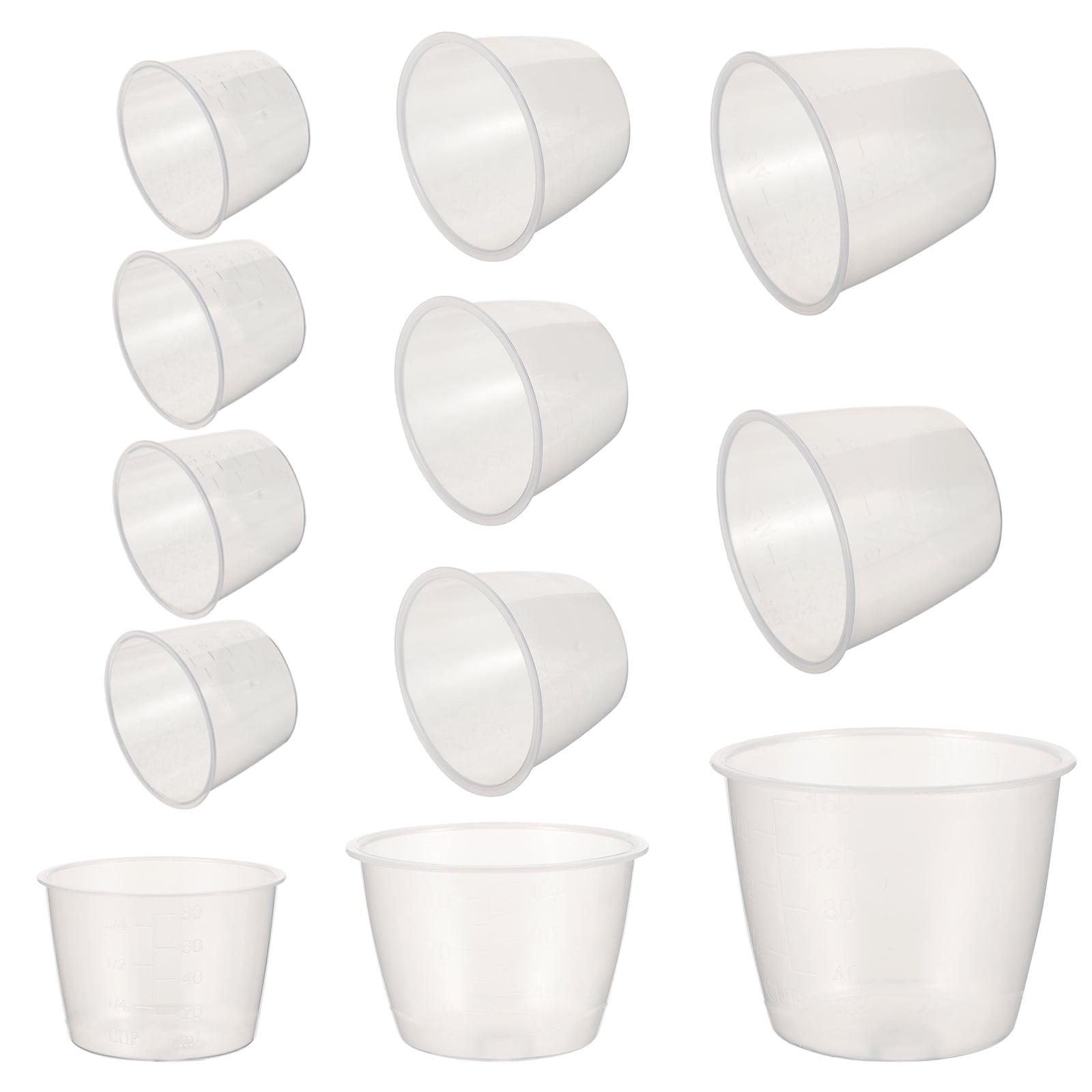 30Pcs Rices Measuring Cup Reusable Measuring Cups Clear Rice Cups Rice