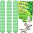 thumbnail image 1 of 30Pcs Rodent Mice Repellent, Peppermint Oil Mouse Repellent Balls for Rats Mouse Deterrent, Keep Rat Mice Mouse Rodent Out of Indoor House Outdoor Car Engines RV Garage, Safe for Humans & Pets, 1 of 7