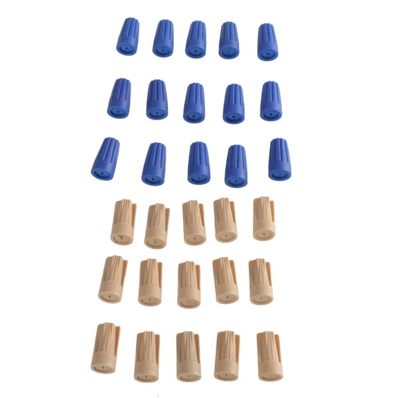 30Pcs Sealant Twist Nut Caps Cable Terminals Connector Waterproof Outdoor Seal Electrical Twist Nut Caps Enduring