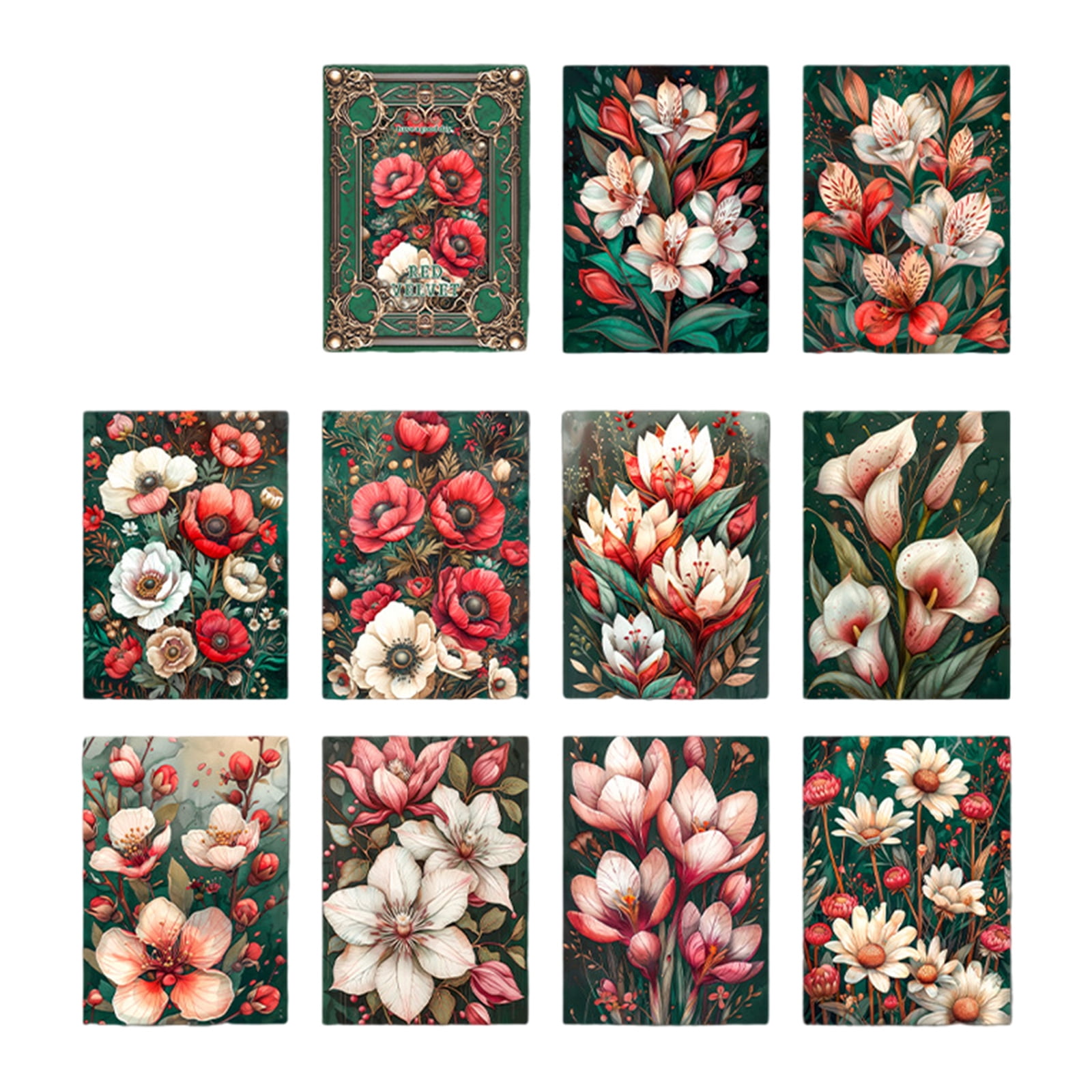 30Pcs/Set Antique Paper Sheets Scrapbooking Decorative Paper Journaling ...