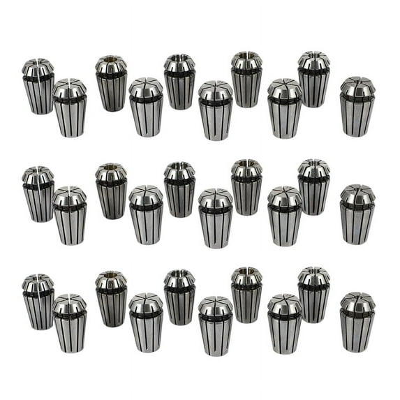 30Pcs/Set Ultra ER16 1-10MM Spring Collet Set for CNC Milling Lathe Tool Engraving Machine