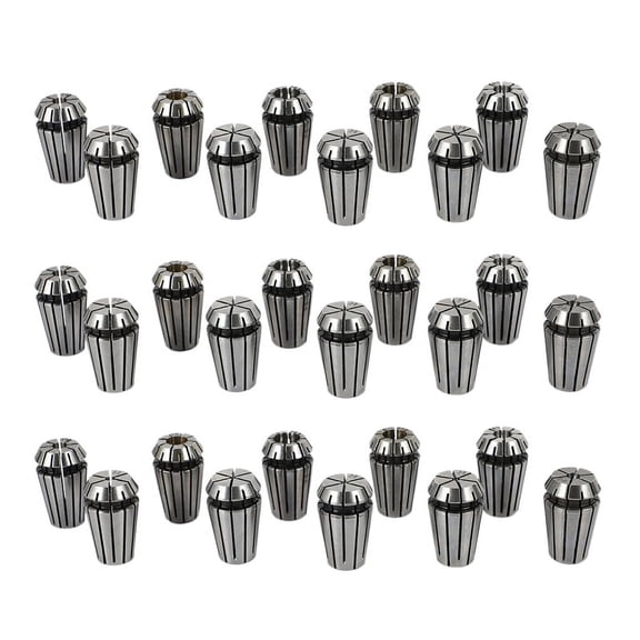 30Pcs/Set Ultra ER16 1-10MM Spring Collet Set for CNC Milling Lathe Tool Engraving Machine