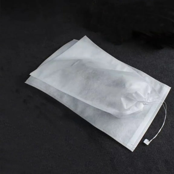 30Pcs Shoes Travel Drawstring Shoe Bags Non Woven Shoe Dust Storage Bag LARGE Home Textile StoragePlastic, Clear One Size