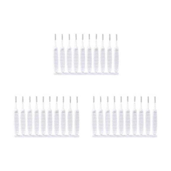 30Pcs Shower Head Cleaning Brush for Small Hole,Multifunctional Shower Head Cleaner Tool Anti-Clogging Nozzle with Storage Boxes, Showerhead Cleaning Brushes Picks for Household Bathroom
