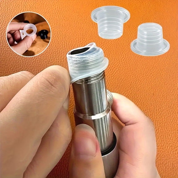 30Pcs Silicone Faucet Washers Gaskets Set  White, Leak-Proof Replacement Seal Rings for Plumbing Fixtures - Strong Seal, No Teflon Tape Needed