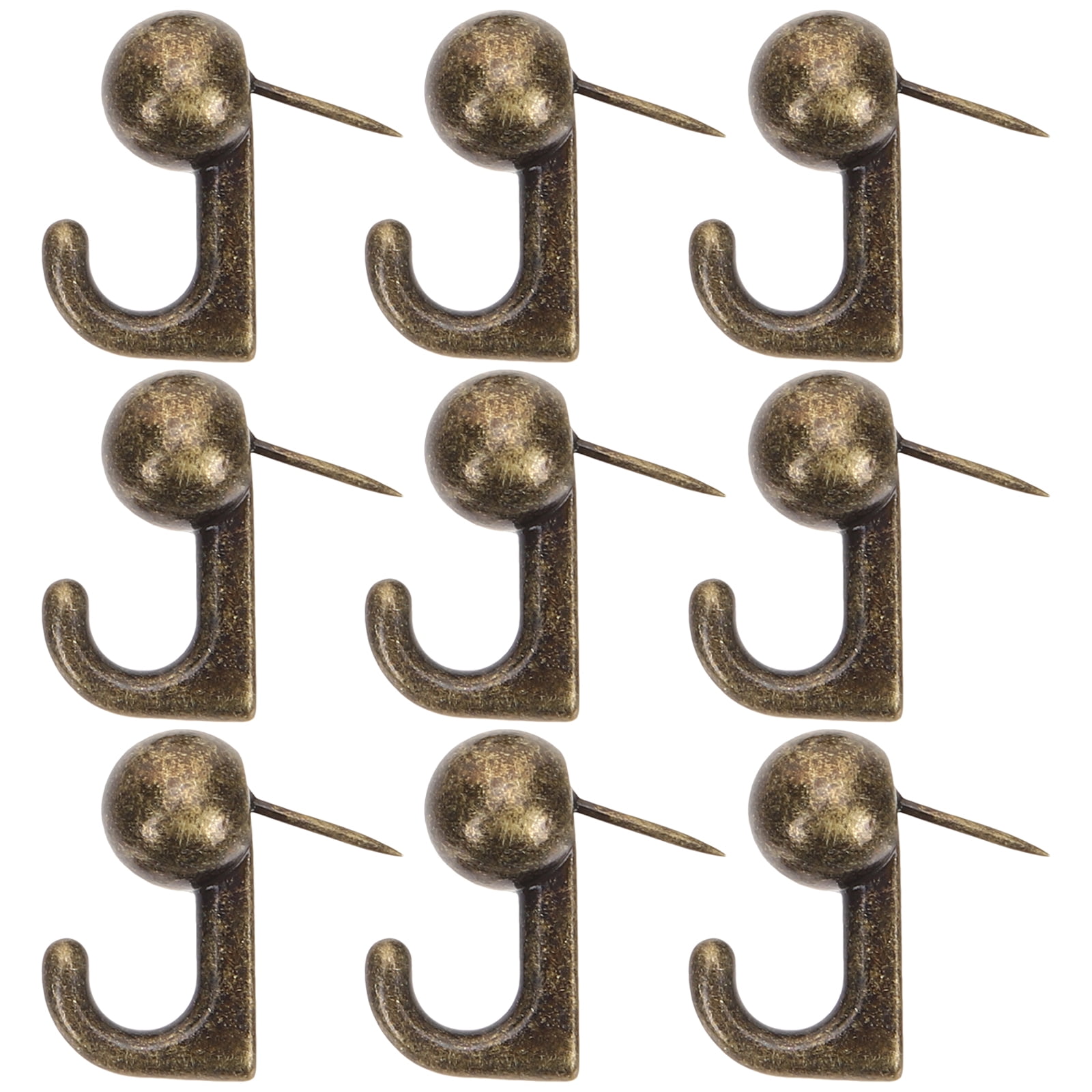 30Pcs Small Push Pin Metal Wall Hooks Bulletin Boards Cork Board Pin