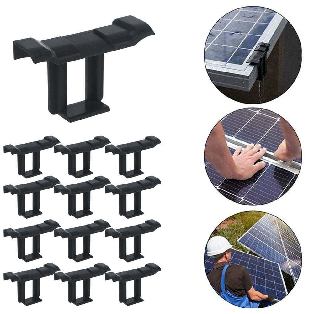 10Pcs Pannello Solare Fango Rimozione Clip, Acqua Drenare, Acqua