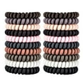 30Pcs Spiral Hair Ties No Crease Hair Ties No Dammage Bulk Hair Ties