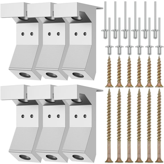 30Pcs Squeaky Floor Repair Kit Aluminum Alloy Eliminate Floor Squeak Screws Kit Sturdy Squeaking Floor Fix Nails Floor Gap Fixer Set for 5/8inch and Thicker Floors