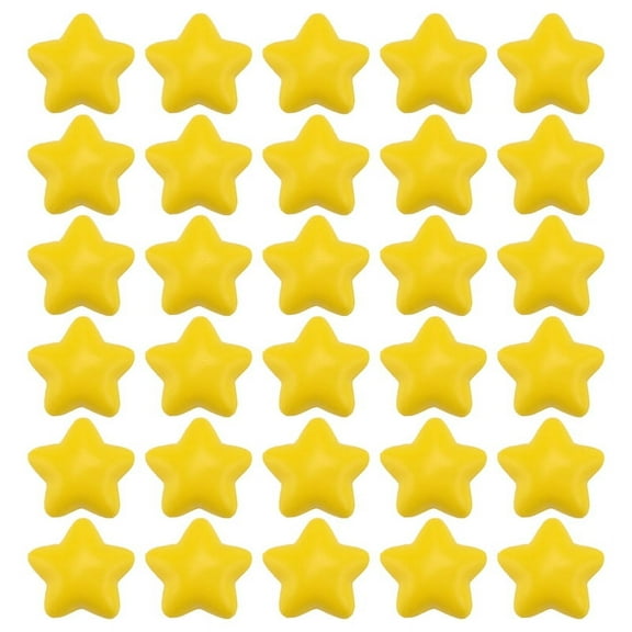 30Pcs Star Stress Ball Bulk Stress Relief Balls Mini Foam Stress Ball for School Carnival Reward,Student Prizes