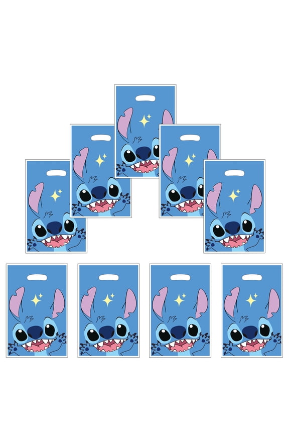 30Pcs Stitch Birthday Party Favors Bag Stitch Candy Goody Bags Birthday Party Supplies Decorations
