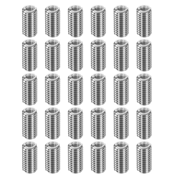 30Pcs Threaded Insert, Stainless Steel M10*1.5 Male to M6*1 Female 20mm Long