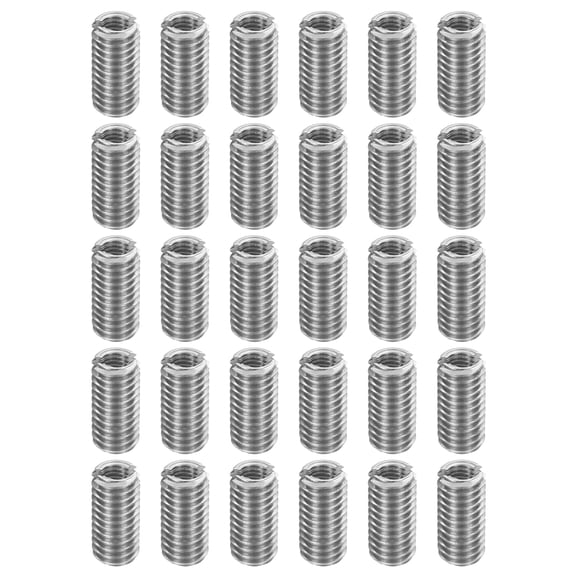 30Pcs Threaded Insert, Stainless Steel M5*0.8 Male to M3*0.5 Female 10mm Long