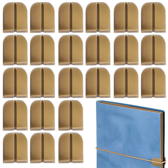 30Pcs Tibetan Style Alloy Binding Clips for Bag Bronze 1.7x1.35x0.4cm
