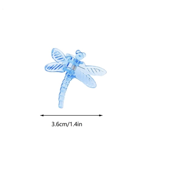 30Pcs Transparent Orchid Clips Plant Clips Special for Phalaenopsis Reusable Plastic Plant Support Clips Flower Vine Fixing Gardening Clips Matching with Stakes Stands for Home(Random Color)