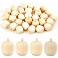 thumbnail image 1 of 30Pcs Unfinished Wood Graffiti Wooden Artificial Fruit Figures Decorative Blank Wood Unfinished Ornament DIY Painting Crafts for Christmas Tree Decor Fairy Art Projects Black DIY, 1 of 9