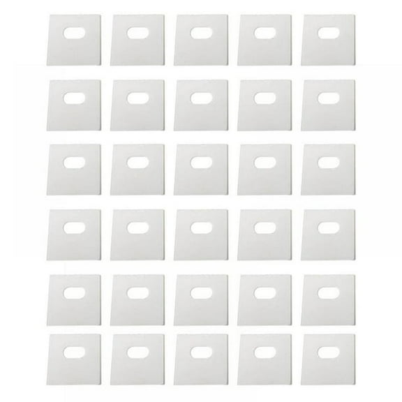 30Pcs Vertical Blind Repair Tabs, Environmentally Friendly Clear Blind Fixers, Blinds Replacement Slats & Parts For Windows