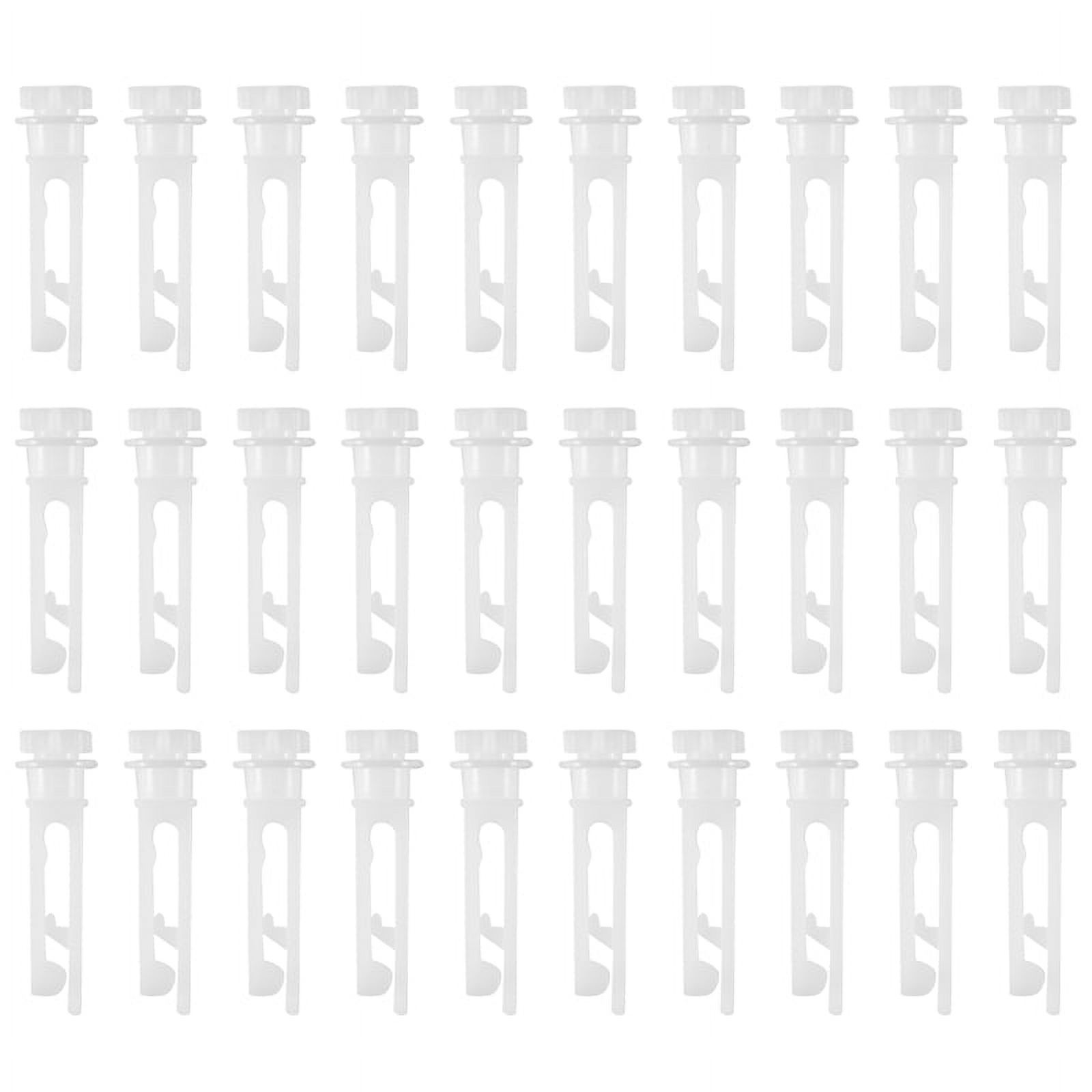 30Pcs Vertical Blind Stem Replacement White Stems for Vertical Window