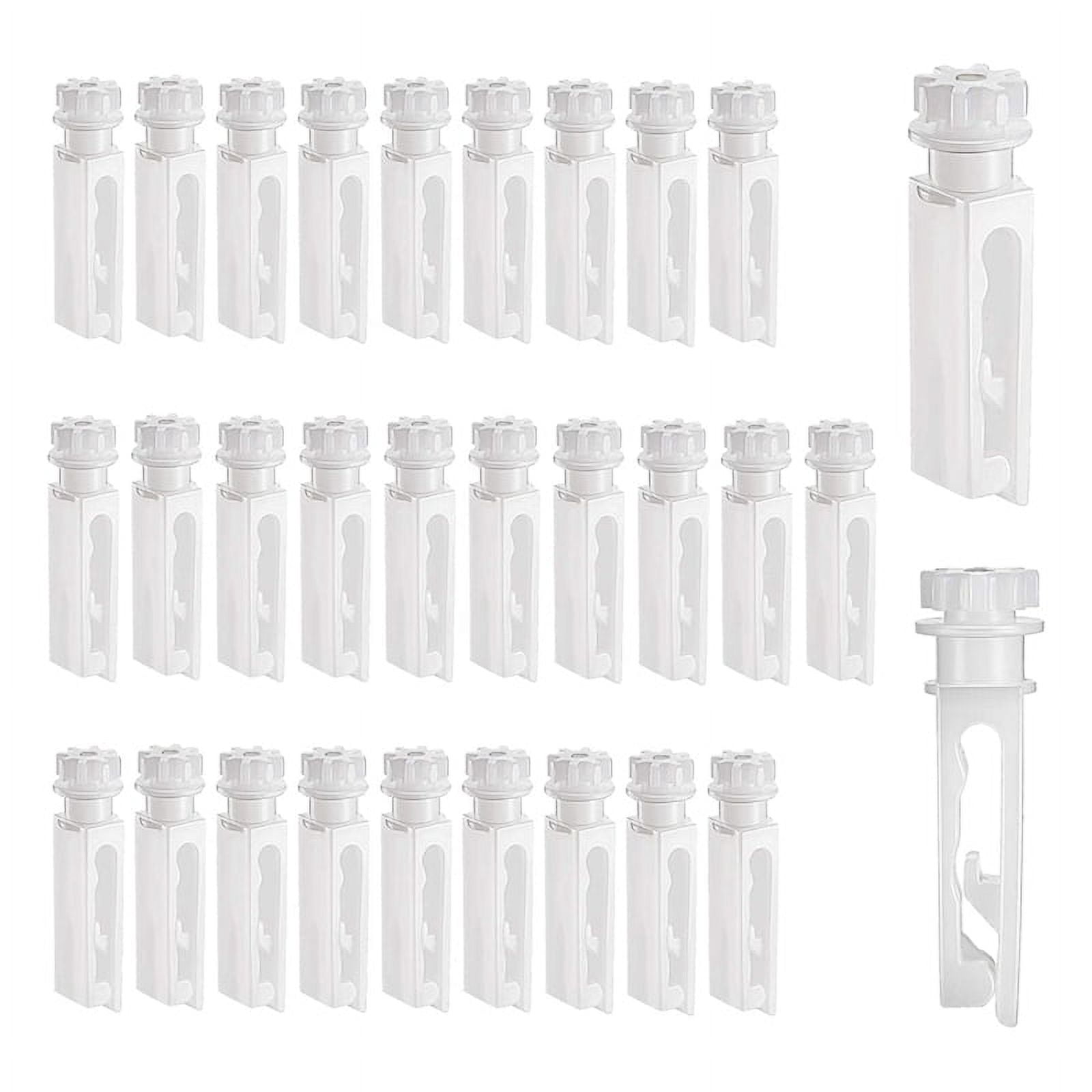 30Pcs Vertical Blind Stem Replacement White Stems for Vertical Window
