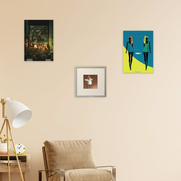 30Pcs Vinyl Record Wall Mount Acrylic Vinyl Record Holder Self Adhesive Clear Vinyl Display Shelf No Drill Invisible Album Record Holder for Displaying Large Photo Magazine Comic Book