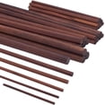 thumbnail image 1 of 30Pcs Walnut Dowel Rods 5.9/9.8 Inch Long Walnut Wood Sticks 5.5/6/8/10/12mm Unfinished Round Sticks Wooden Carving Blocks Wooden Sticks for Handmade Building Model DIY Craft Supplies Brown, 1 of 5