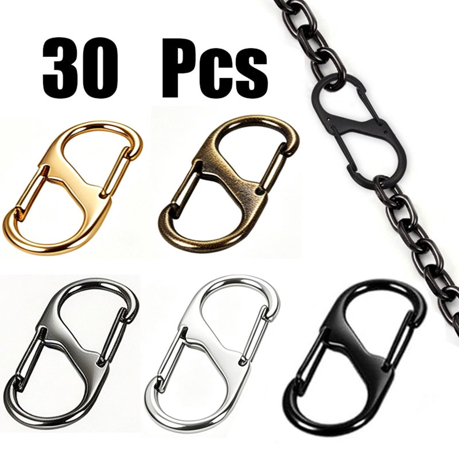 30Pcs Zipper Clip Theft Deterrent,Small and Effective Zipper Lock ...