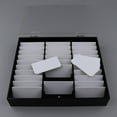thumbnail image 1 of 30Pieces Display Box, Nail Colors Cards , Nail Shelf - Black, 23.5×20.6×4.2cm Noir, 1 of 10