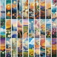 thumbnail image 1 of 30Pcs Scenic Art Bookmarks for Book Lover Writer Teacher Student Paper Reading, 1 of 10