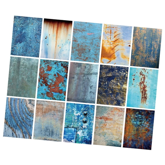 30Pieces Scrapbooking Decorative Paper Set Antique Textured Paper Sheet For Art Craft Journaling Notebook Photo Album